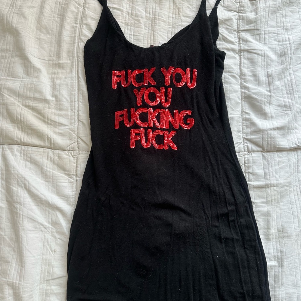 O-Mighty Black Top with Red Heart Detail